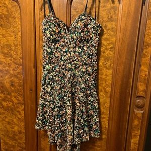 Multi colored laced dress